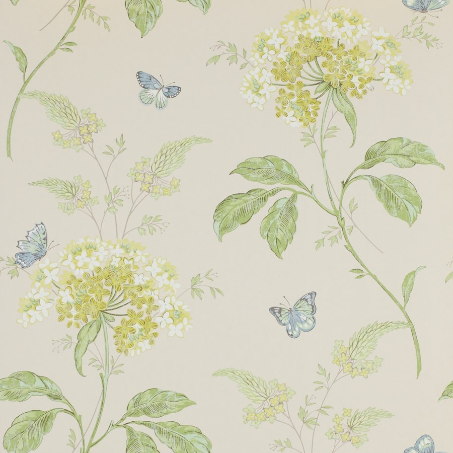 Messina Wallpaper In Aqua By Colefax And Fowler