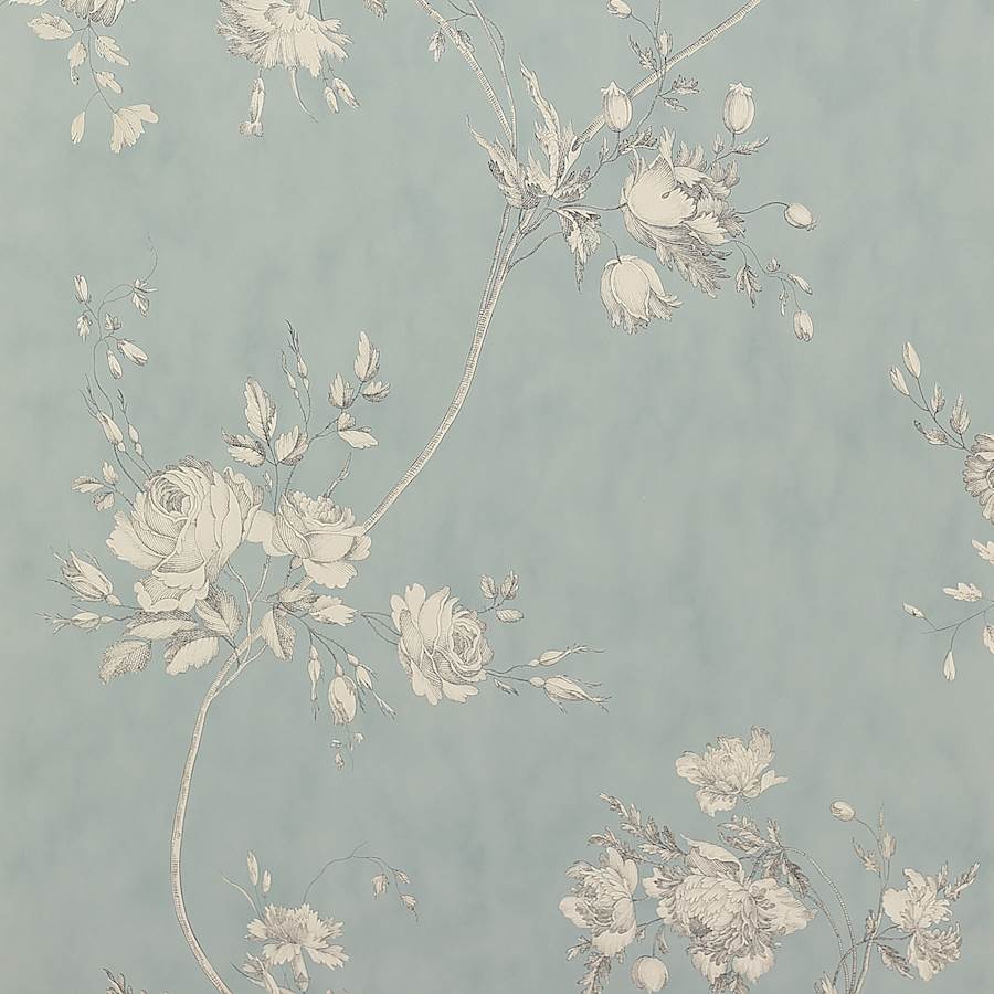 Darcy Wallpaper in Grey by Colefax and