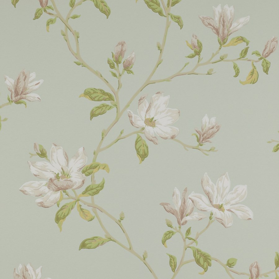 Colefax and Fowler Messina Wallpaper Pink  Green 0713204