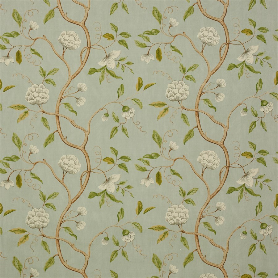 Snow Tree Fabric in Cream by Colefax and Fowler