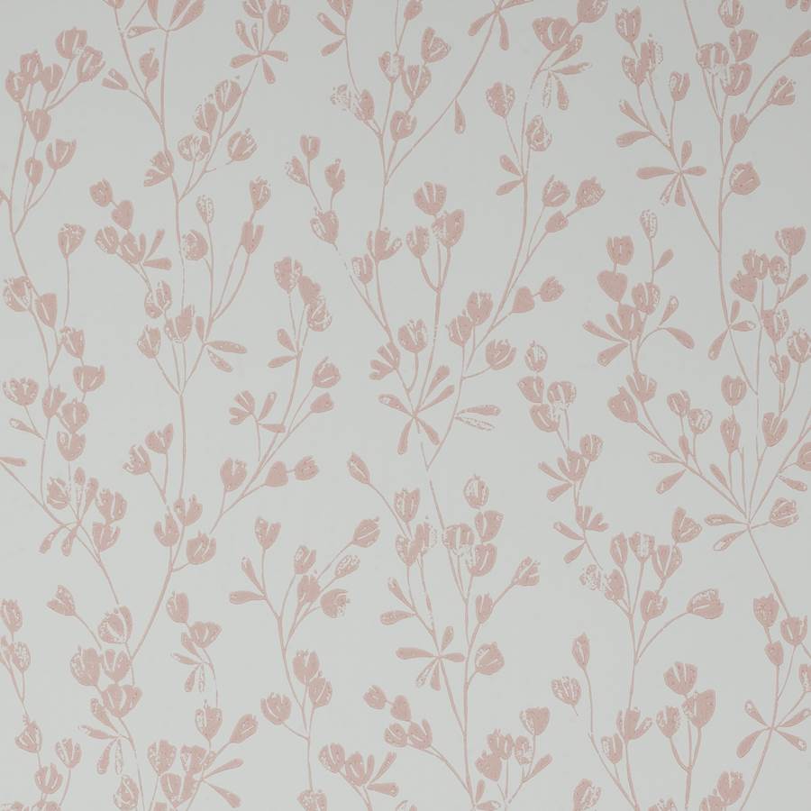 Ines Wallpaper in Pink by Jane Churchill