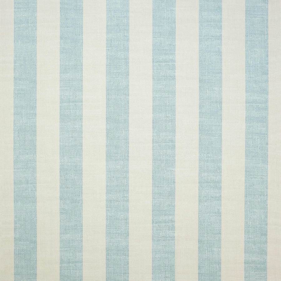 Almora Stripe Fabric in Blue/Natural by Jane Churchill