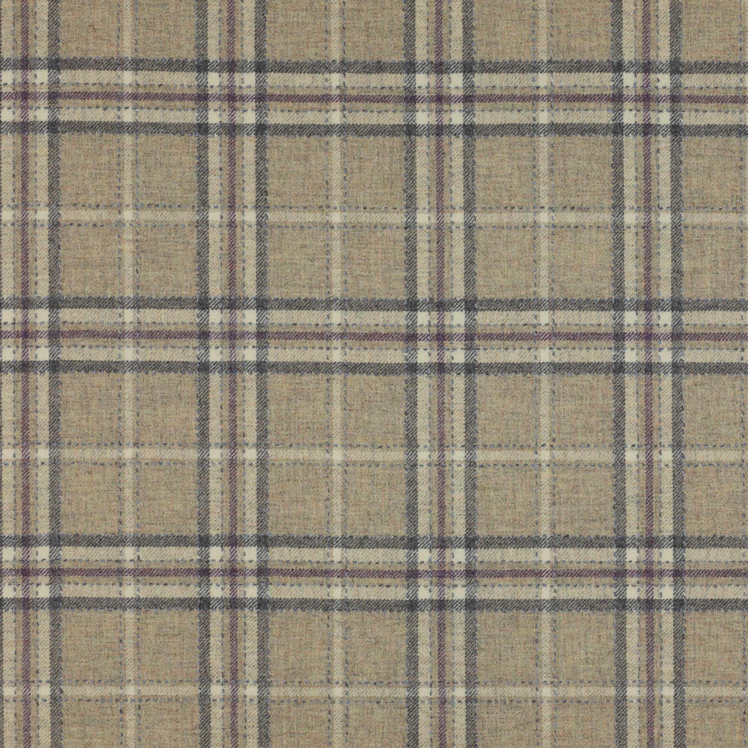 Kelburn Check Fabric in Red/Green by Colefax and Fowler