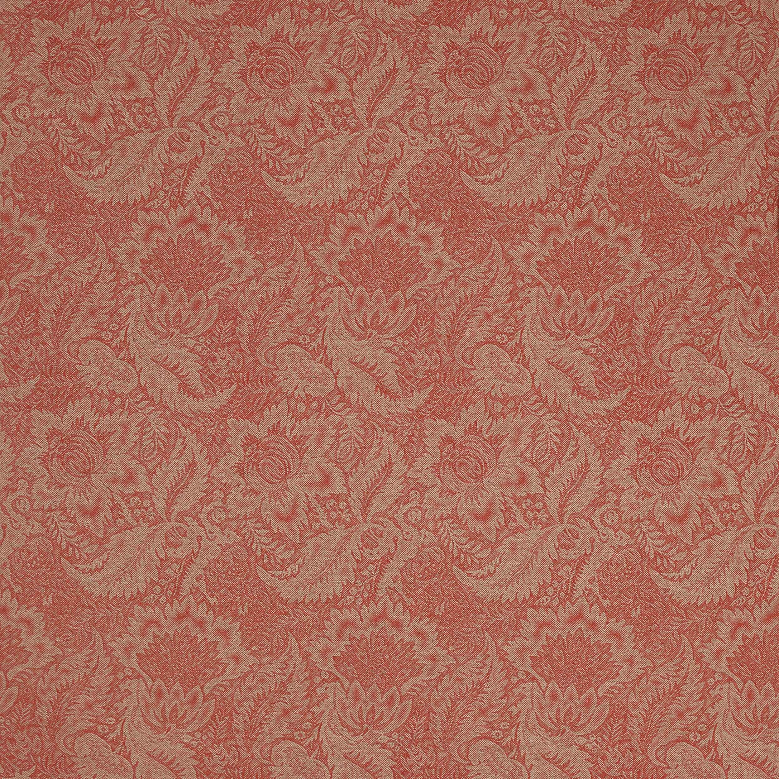 Vaughn Fabric in Red by Colefax and Fowler